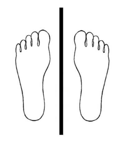 Как ставить ступни при ходьбе