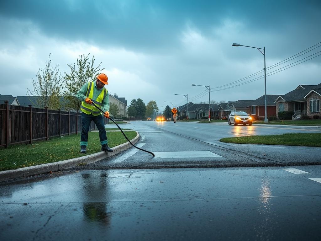 Укладка асфальта в дождь: когда риск оправдан и как минимизировать беду